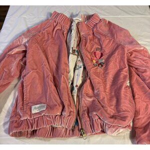 Disney Princess Animators Collection Pink Girls Jacket Size 7/8
